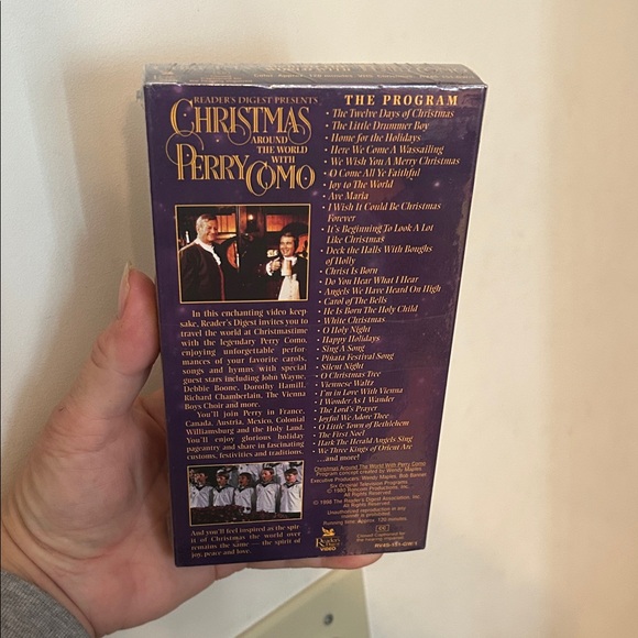 Christmas Around the World with Perry Como Sealed VHS - Picture 2 of 2